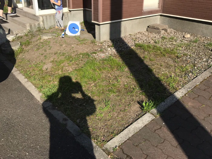 厚別区S様邸施工前写真(正面左)